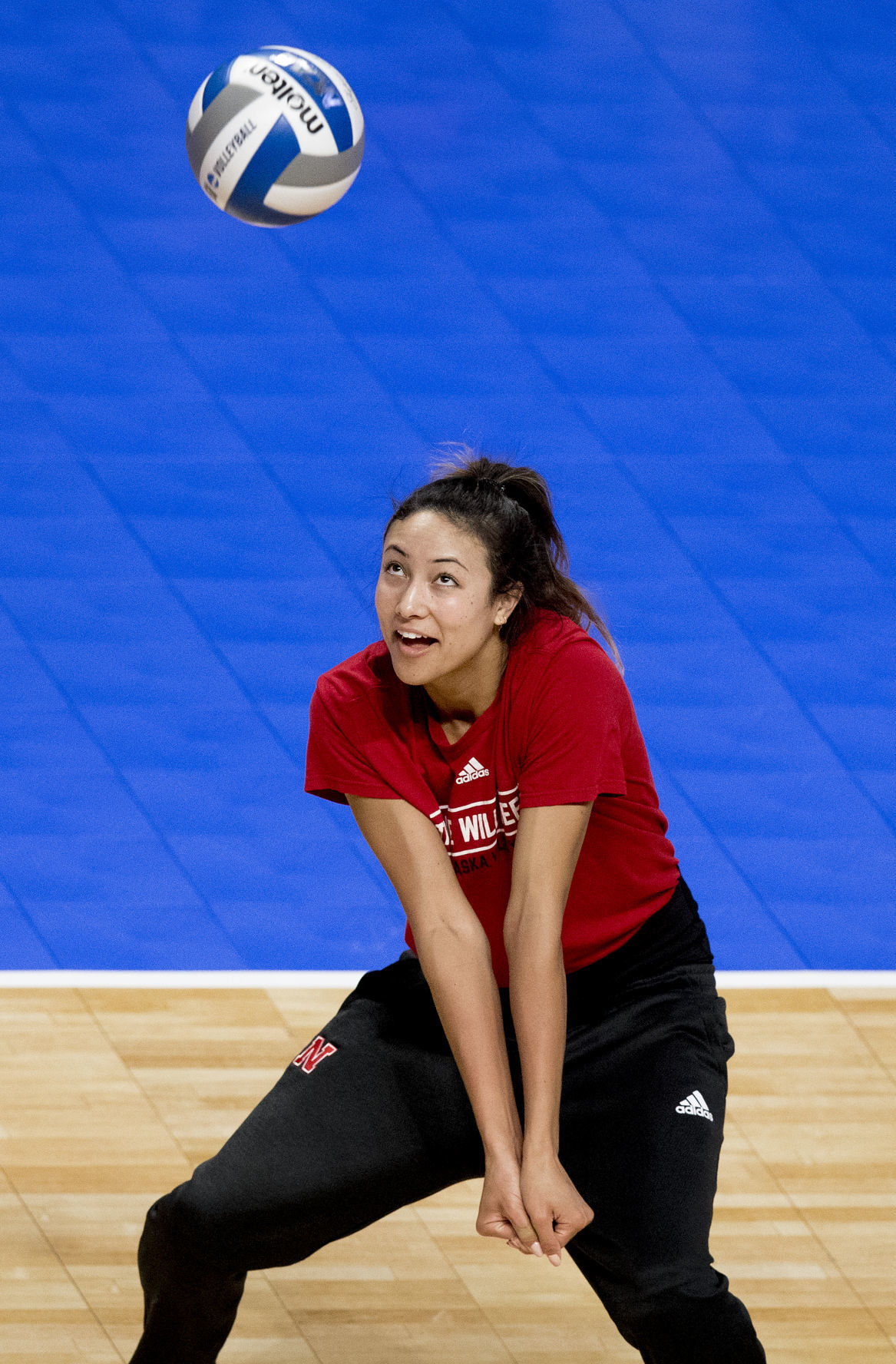 Nebraska Volleyball Practice in Minneapolis, 12.06